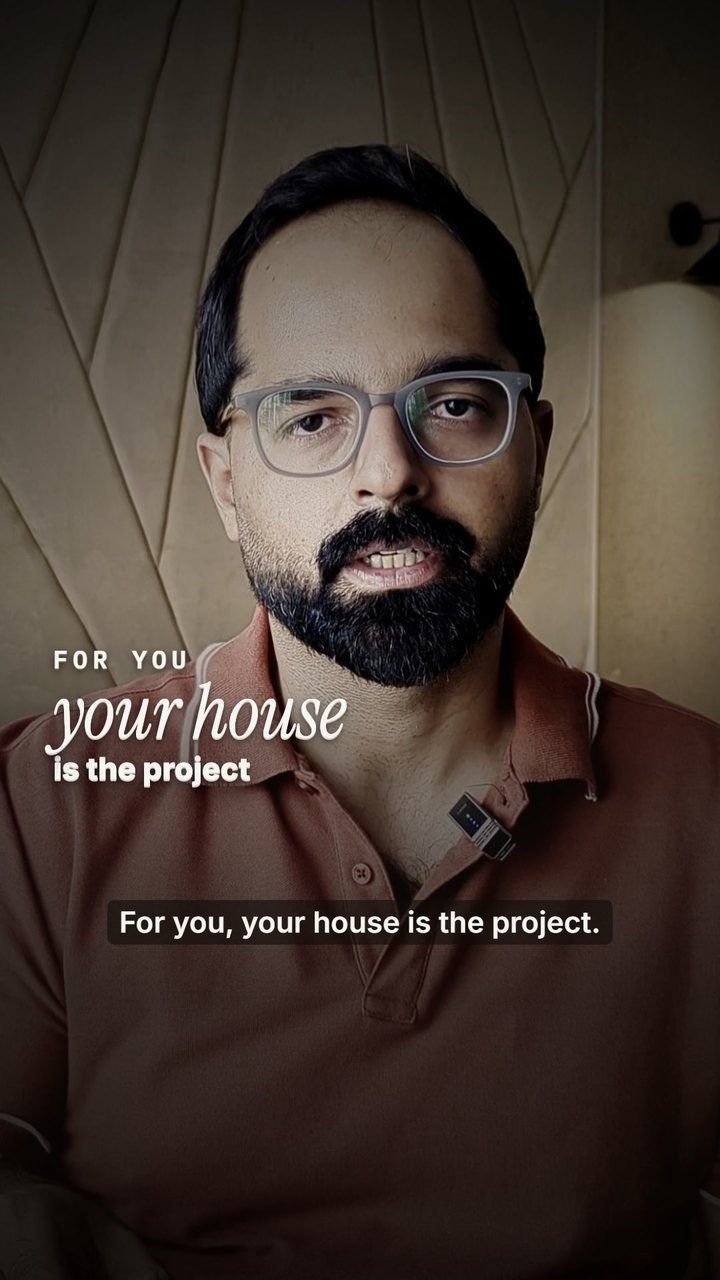 Hamd explaining why your house is the project